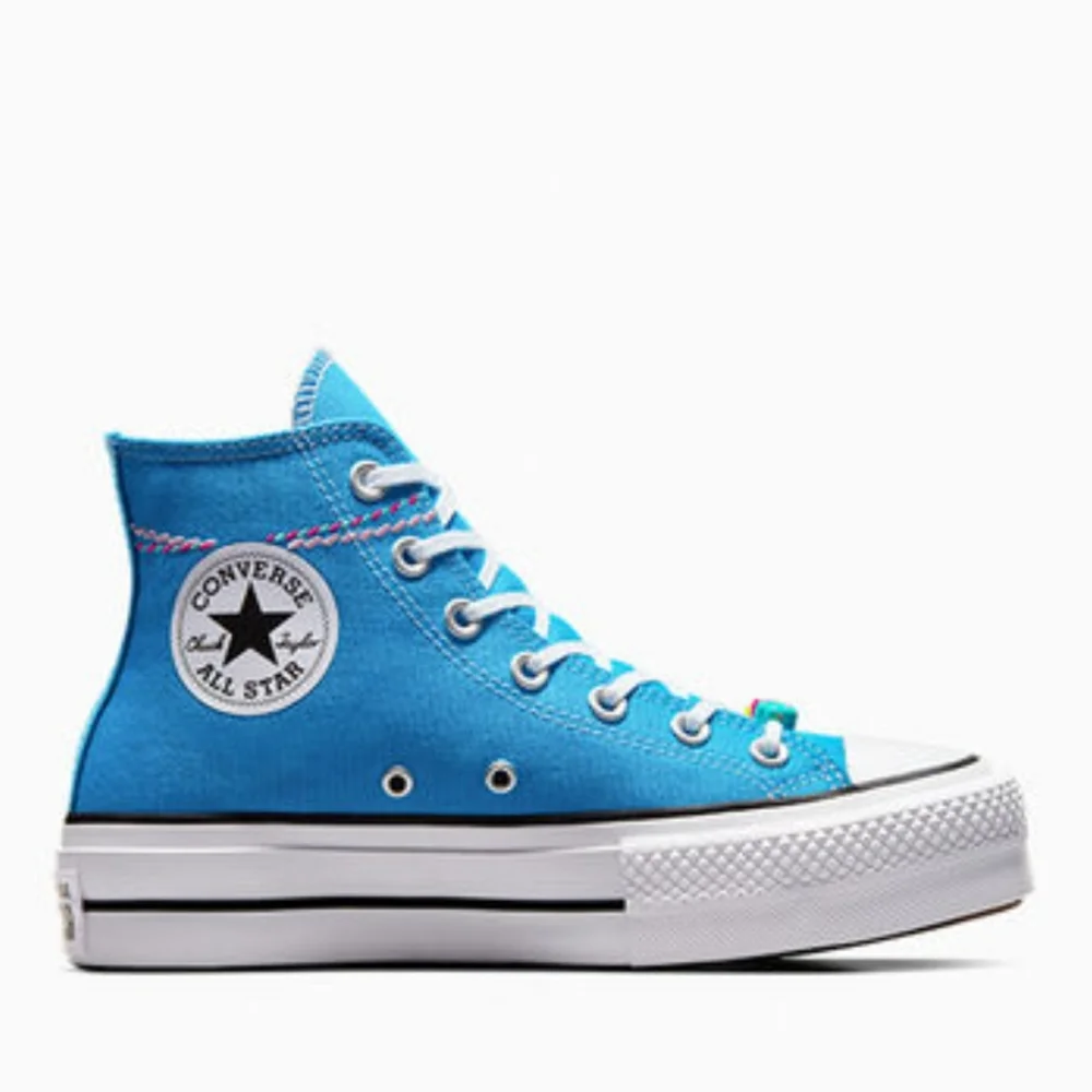 Chuck Taylor All Star Lift Platform Embroidered Bracelet Sneaker NIB - Picture 4 of 12